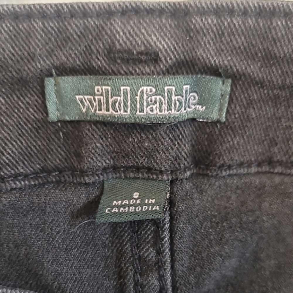 wild fable High Waist Black Denim Shorts - Picture 2 of 8